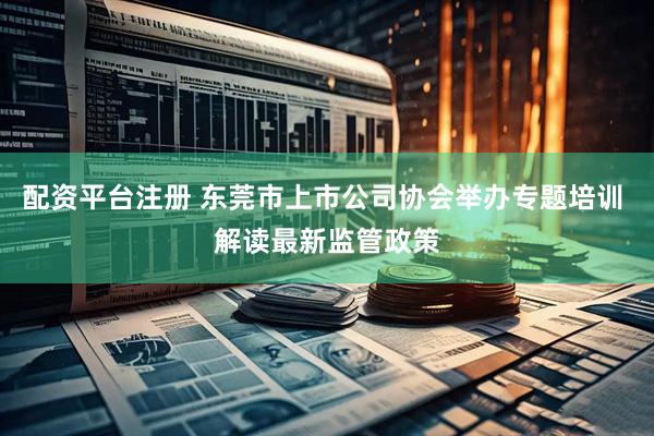 配资平台注册 东莞市上市公司协会举办专题培训 解读最新监管政策