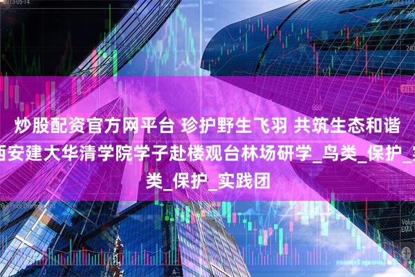 炒股配资官方网平台 珍护野生飞羽 共筑生态和谐———西安建大华清学院学子赴楼观台林场研学_鸟类_保护_实践团